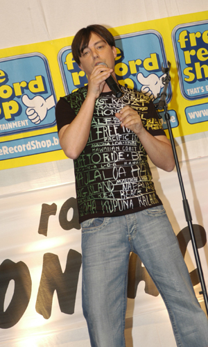Claude live on stage
